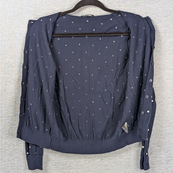 Uniqlo Cotton Polka Dot Cardigan - Picture 3 of 7
